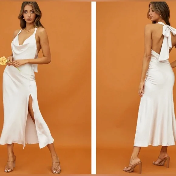 sachin and babi light blue dress Selfie Leslie Mini Glow Ray One Shoulder Pleat Dress main image 1
